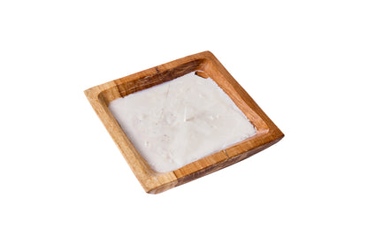 Rush Waves - Candela Quadrato in Legno