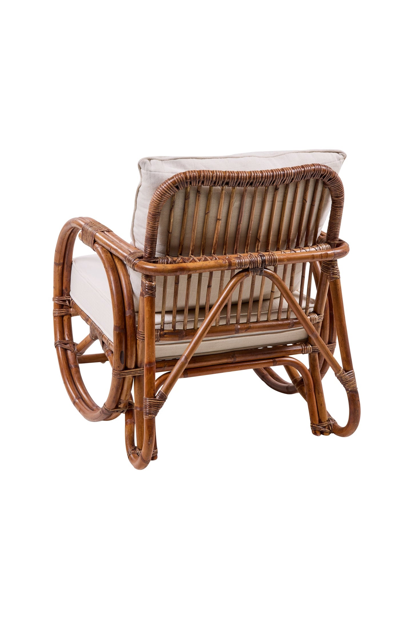 Michelle - Poltrona Rattan Con Cuscino