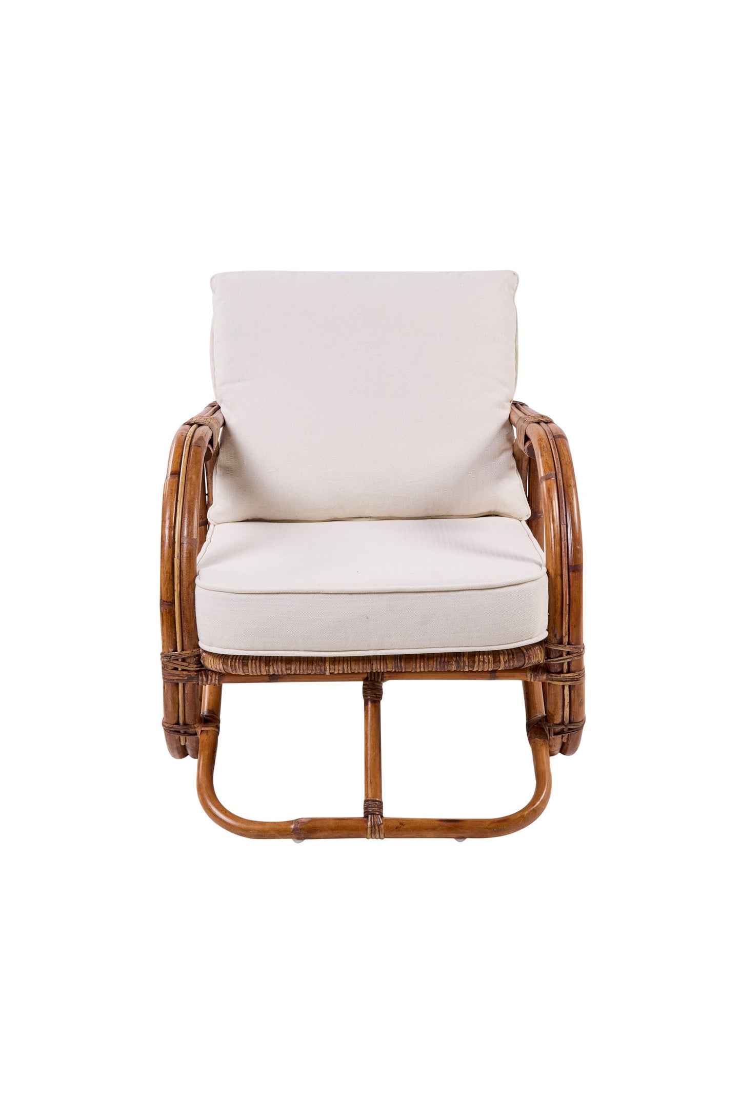 Michelle - Poltrona Rattan Con Cuscino