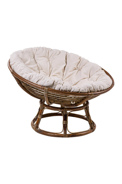 Olympia - Poltrona Papasan Con Cuscino