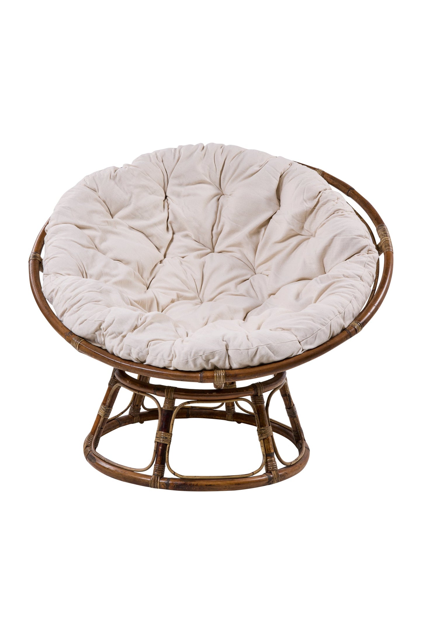 Olympia - Poltrona Papasan Con Cuscino
