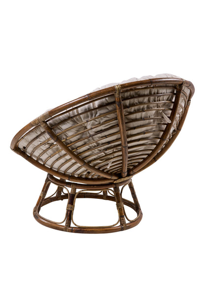 Olympia - Poltrona Papasan Con Cuscino