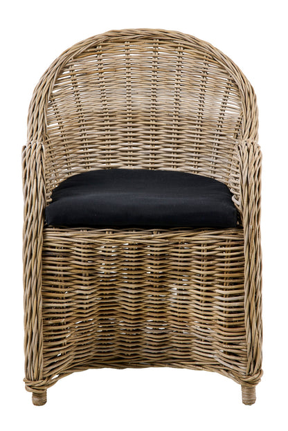 Teodora - Poltrona Rattan Con Cuscino