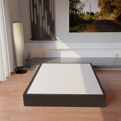 ONETAN, box spring/fondazione in legno da 5" e 8" con montaggio semplice, bianco.