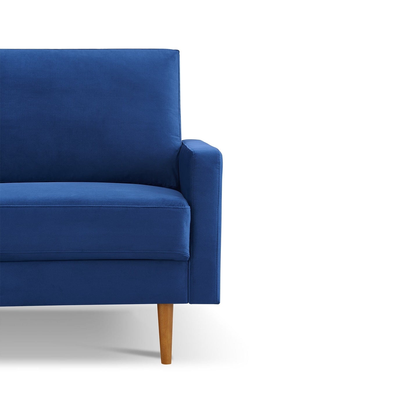 Divano imbottito OS Home and Office Furniture da 69 pollici di larghezza con braccioli quadrati