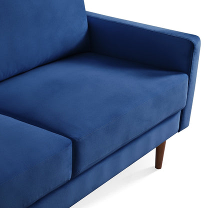 Divano imbottito OS Home and Office Furniture da 69 pollici di larghezza con braccioli quadrati