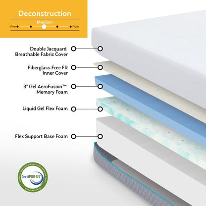 Materasso in memory foam Idle 12 Medium Gel