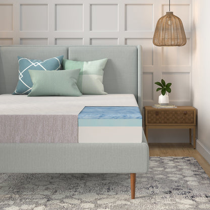 Seleziona il materasso in memory foam gel di lusso da 8 pollici a media rigidità