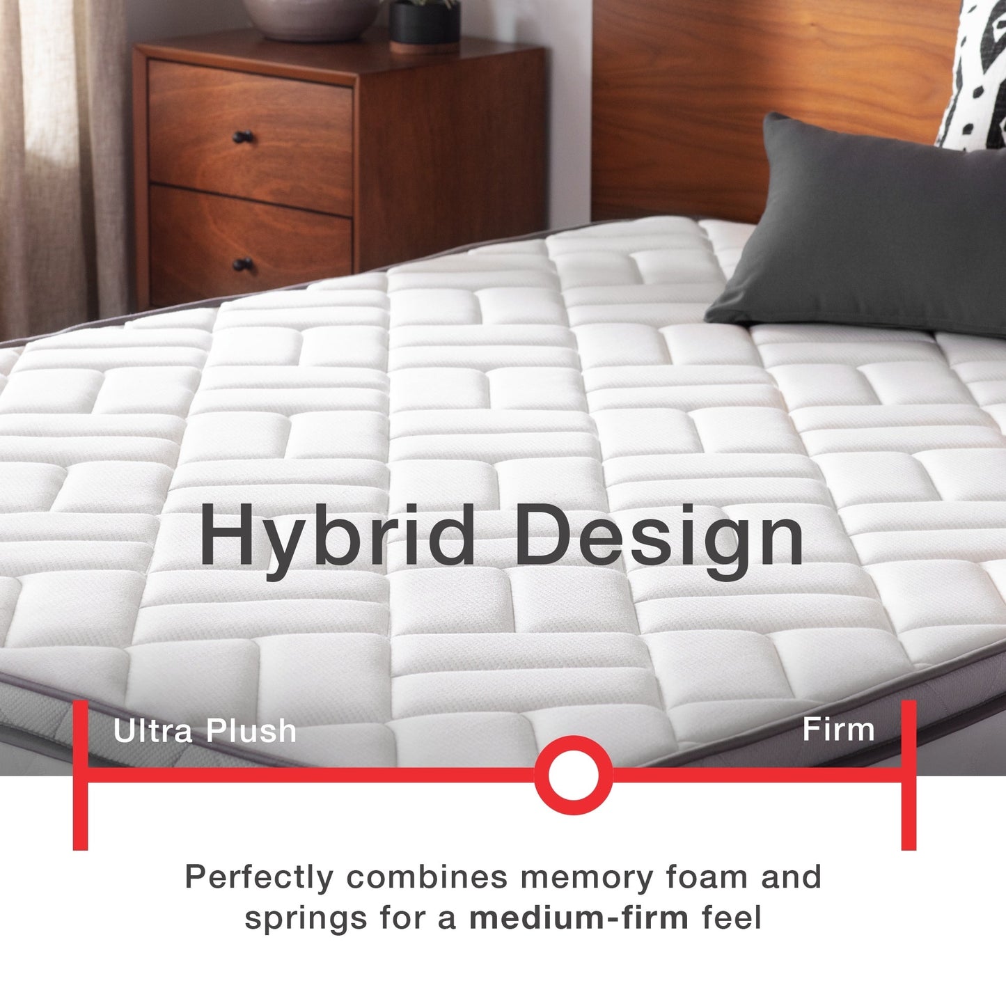 Materasso ibrido in memory foam e molle interne OSleep da 8 pollici