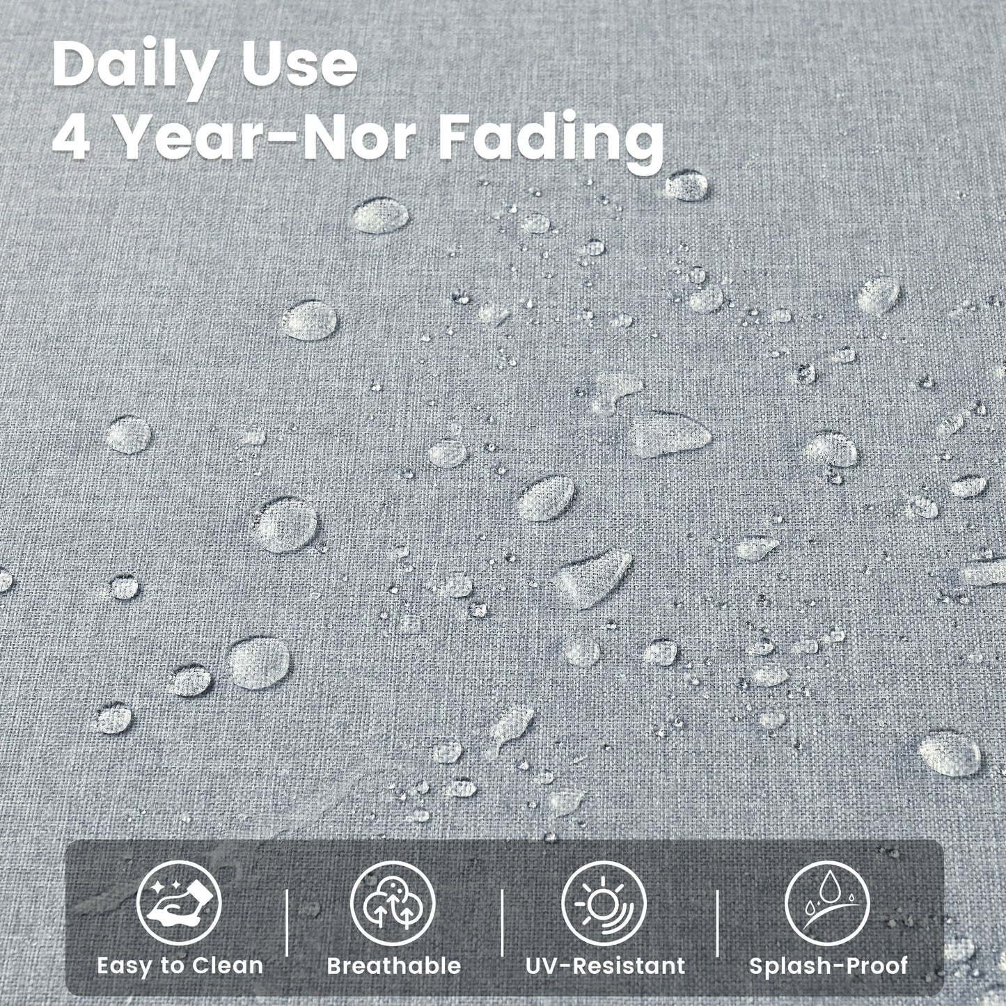 OVIOS Set di 11 sedie girevoli in vimini per esterni con tavolo da fuoco