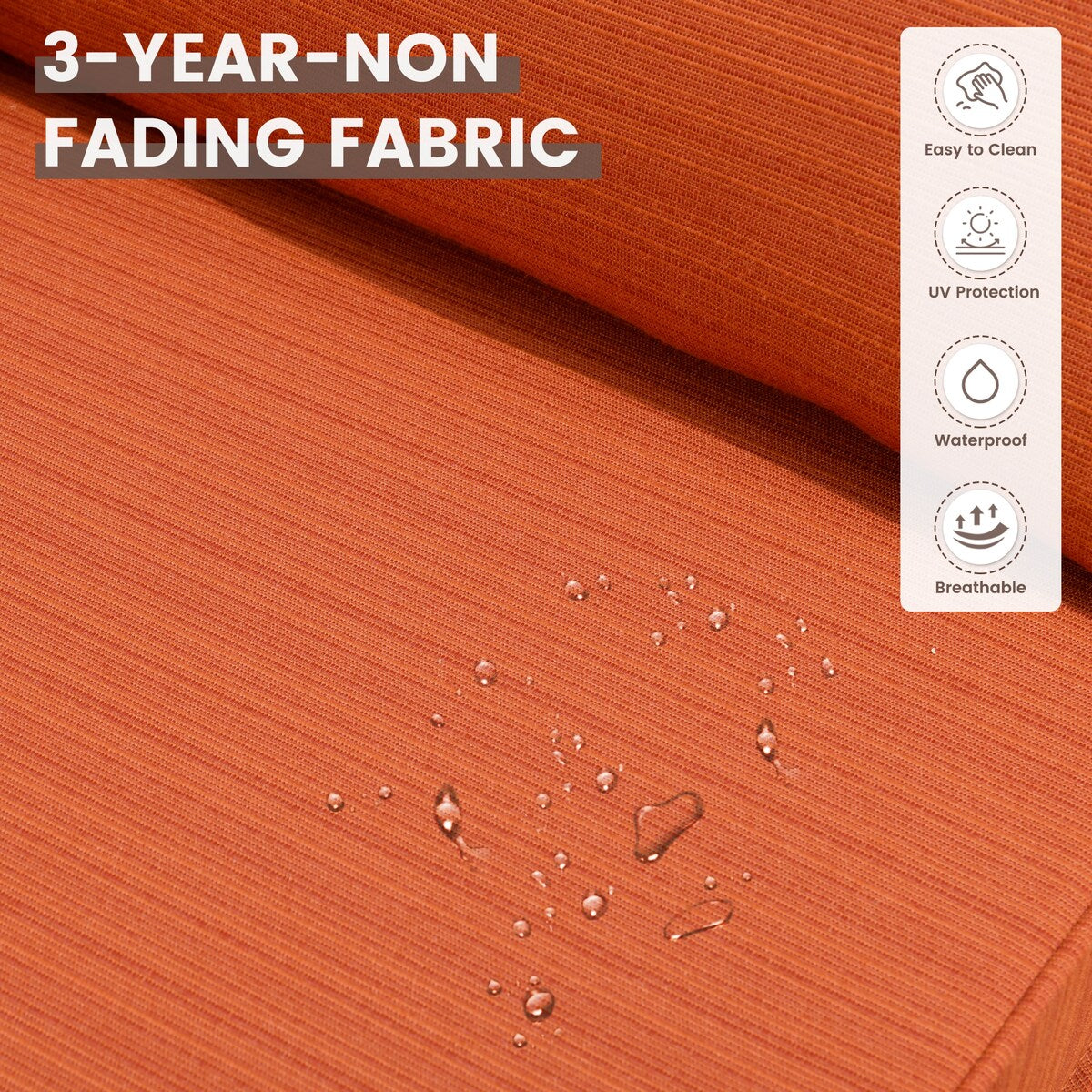 OVIOS Set di 11 sedie girevoli in vimini per esterni con tavolino da caffè ad energia solare e braciere