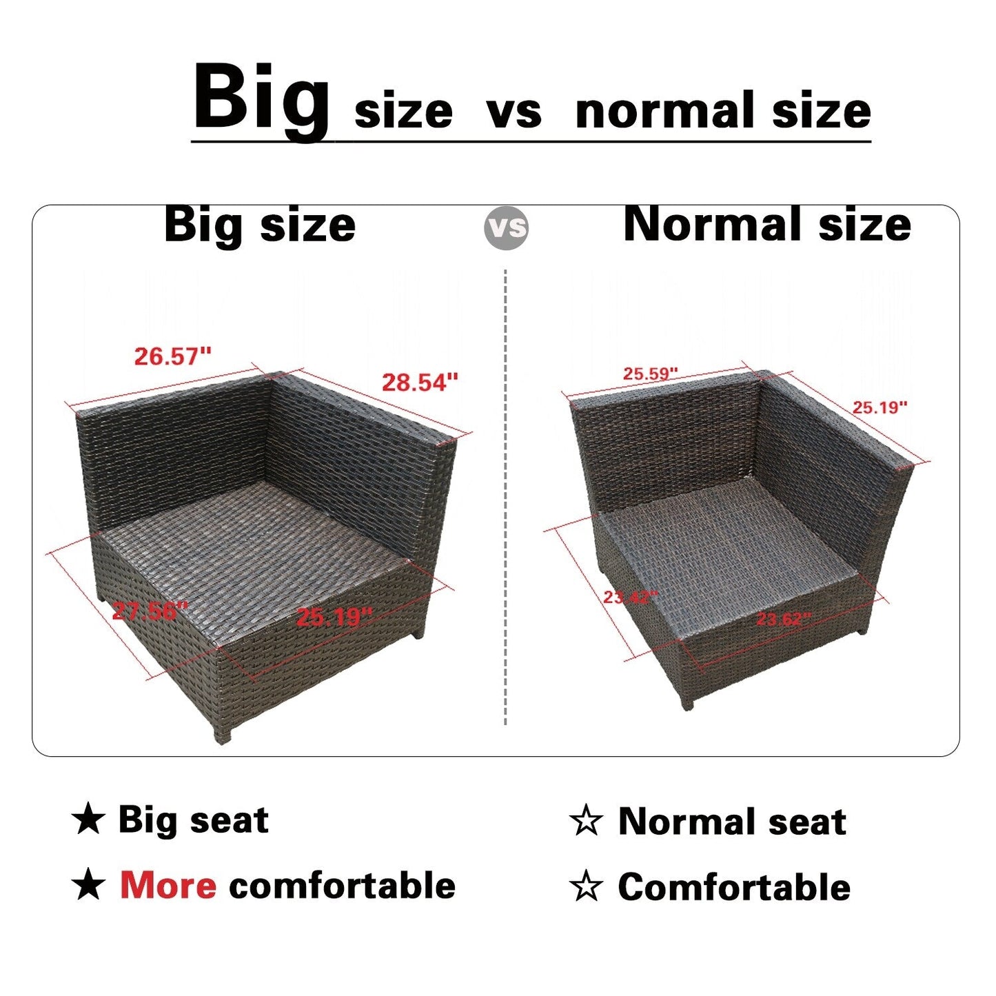 Set da conversazione per mobili da giardino OVIOS in tessuto Sunbrella e Olefin da 12 pezzi