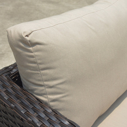 Set da conversazione per mobili da giardino OVIOS in tessuto Sunbrella e Olefin da 12 pezzi