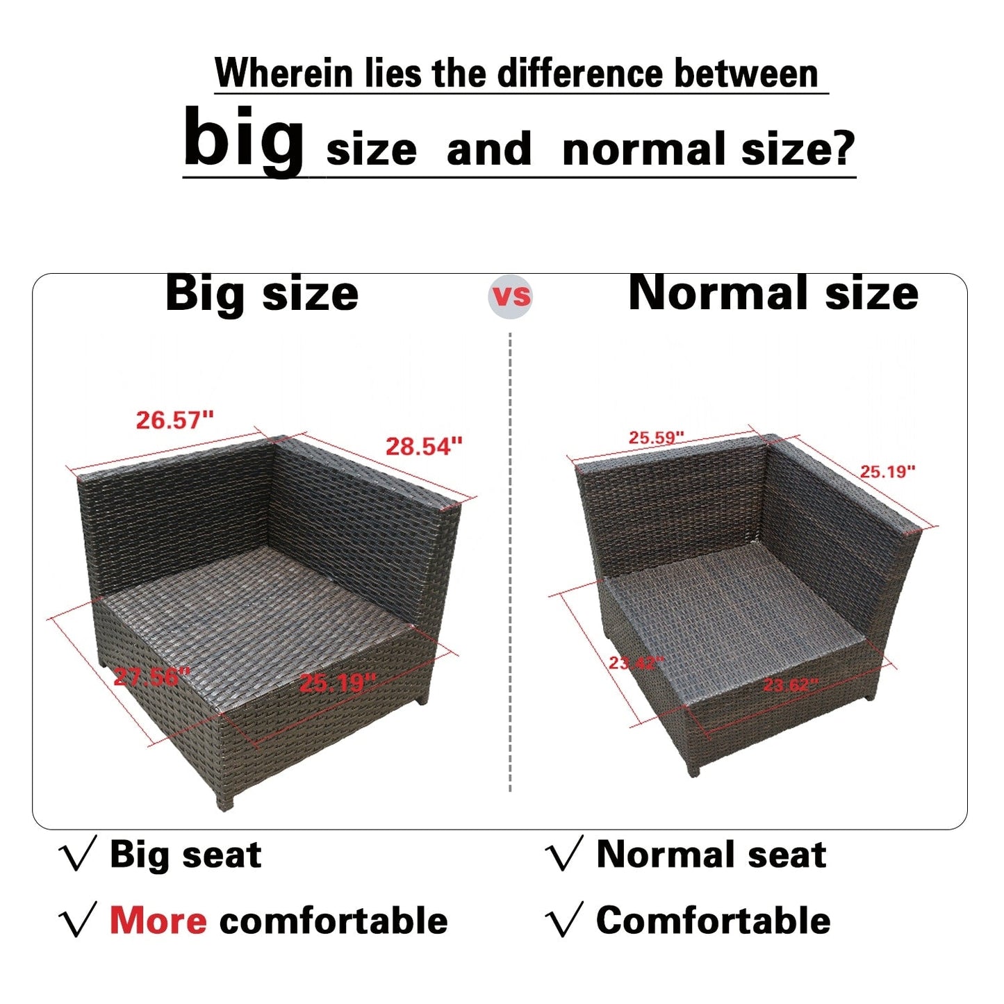 Set da conversazione per mobili da giardino OVIOS in tessuto Sunbrella e Olefin da 12 pezzi