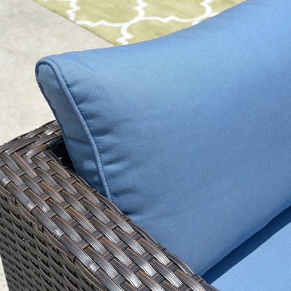 Set da conversazione per mobili da giardino OVIOS in tessuto Sunbrella e Olefin da 12 pezzi