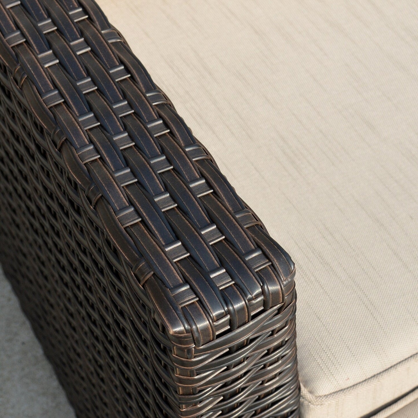 Set da conversazione per mobili da giardino OVIOS in tessuto Sunbrella e Olefin da 12 pezzi