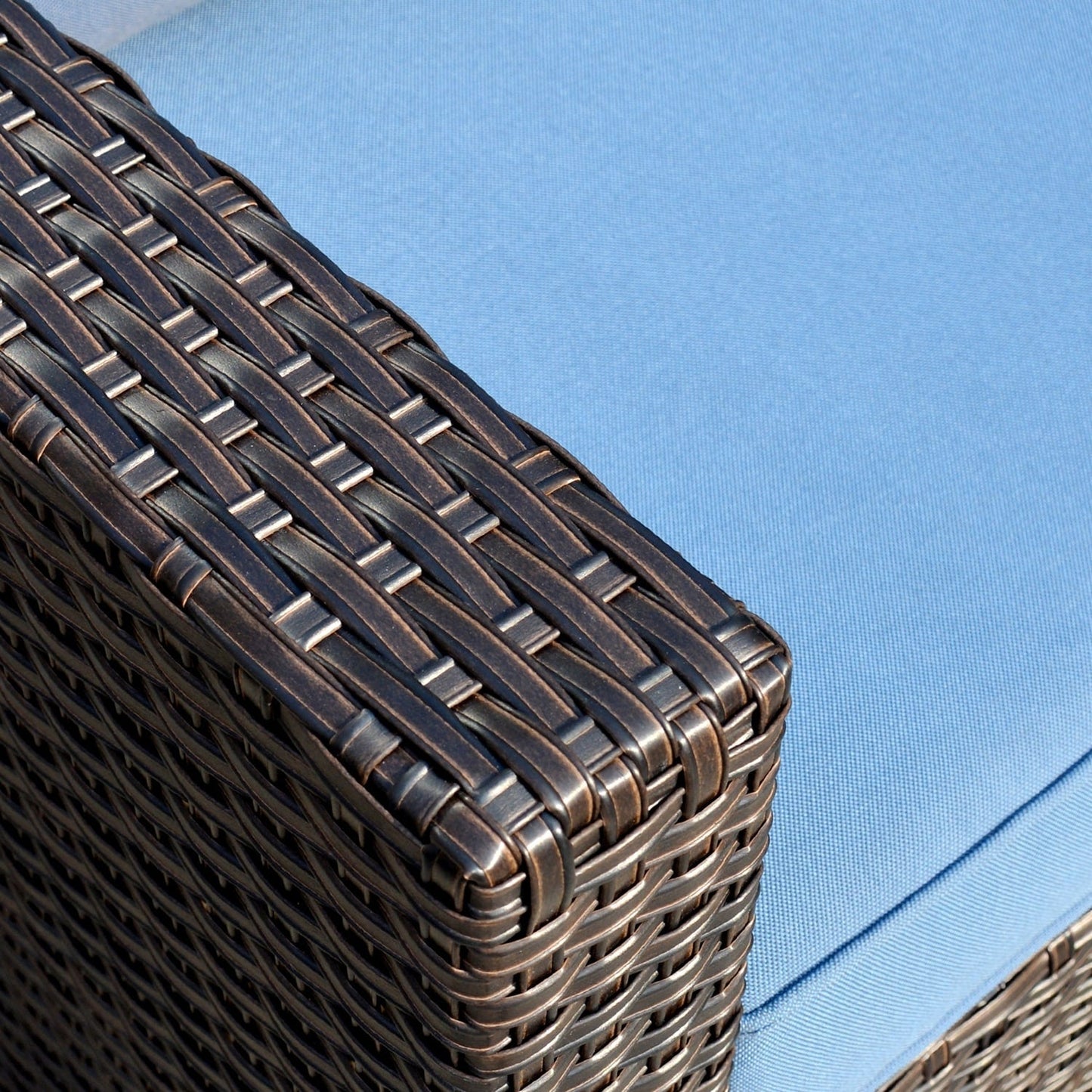 Set da conversazione per mobili da giardino OVIOS in tessuto Sunbrella e Olefin da 12 pezzi