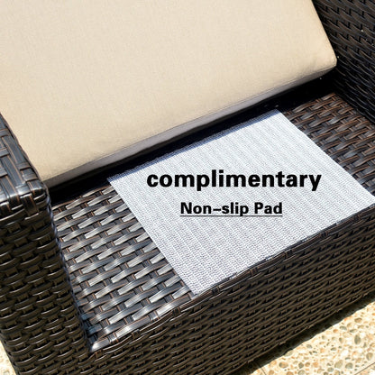 Set da conversazione per mobili da giardino OVIOS in tessuto Sunbrella e Olefin da 12 pezzi