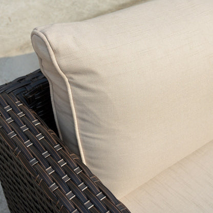 Set da conversazione per mobili da giardino OVIOS in tessuto Sunbrella e Olefin da 12 pezzi