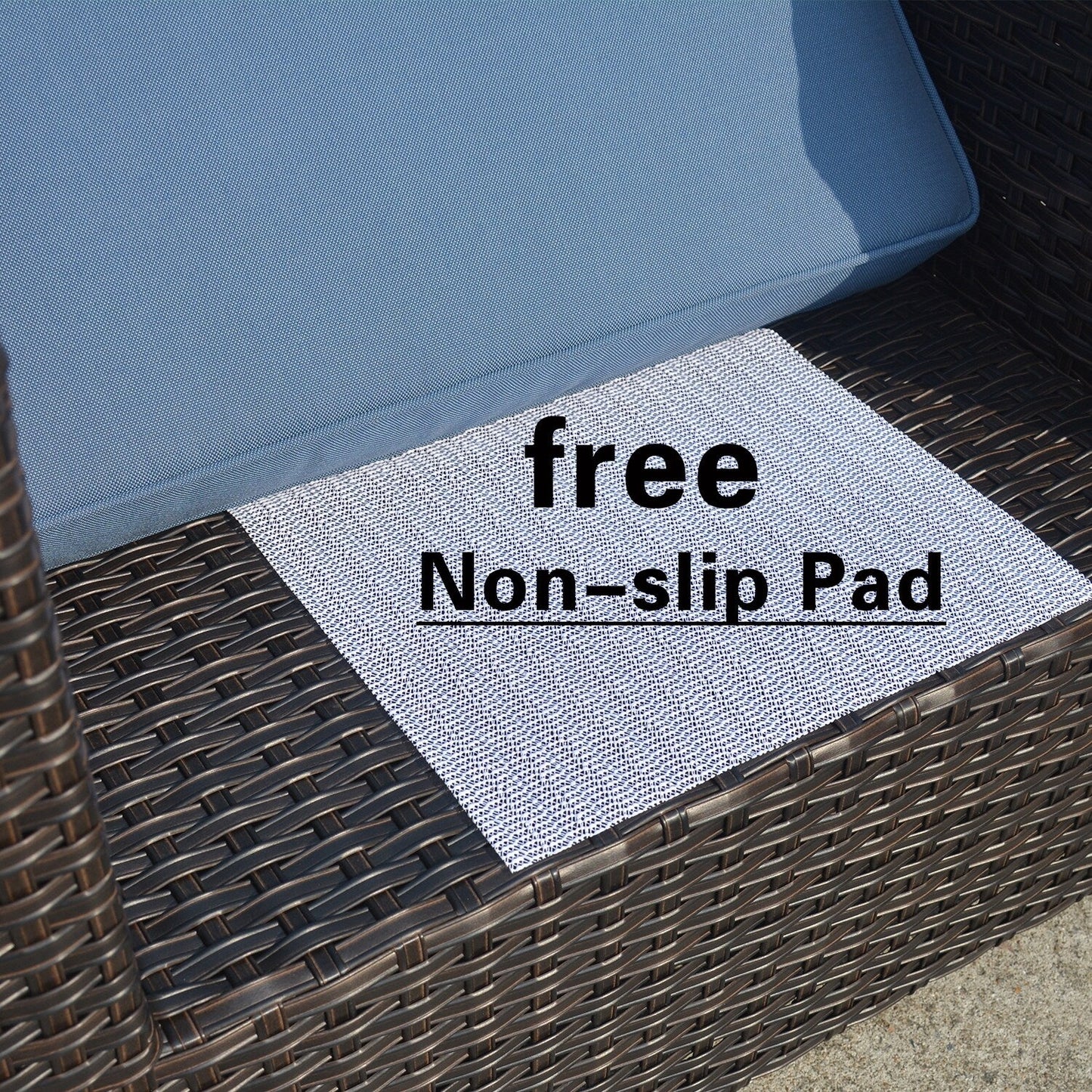 Set da conversazione per mobili da giardino OVIOS in tessuto Sunbrella e Olefin da 12 pezzi