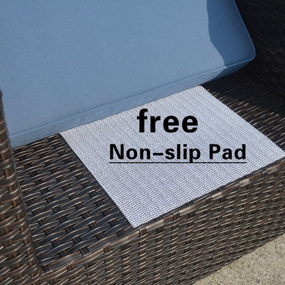 Set da conversazione per mobili da giardino OVIOS in tessuto Sunbrella e Olefin da 12 pezzi