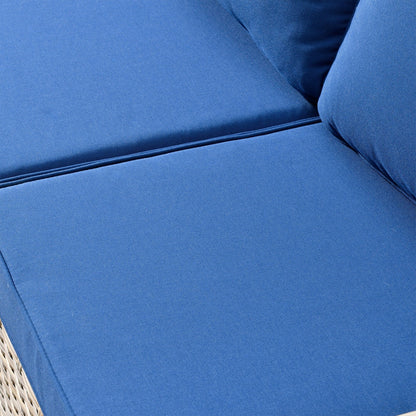 Set di 3 sedie girevoli in vimini per mobili da giardino adatti agli animali domestici OVIOS