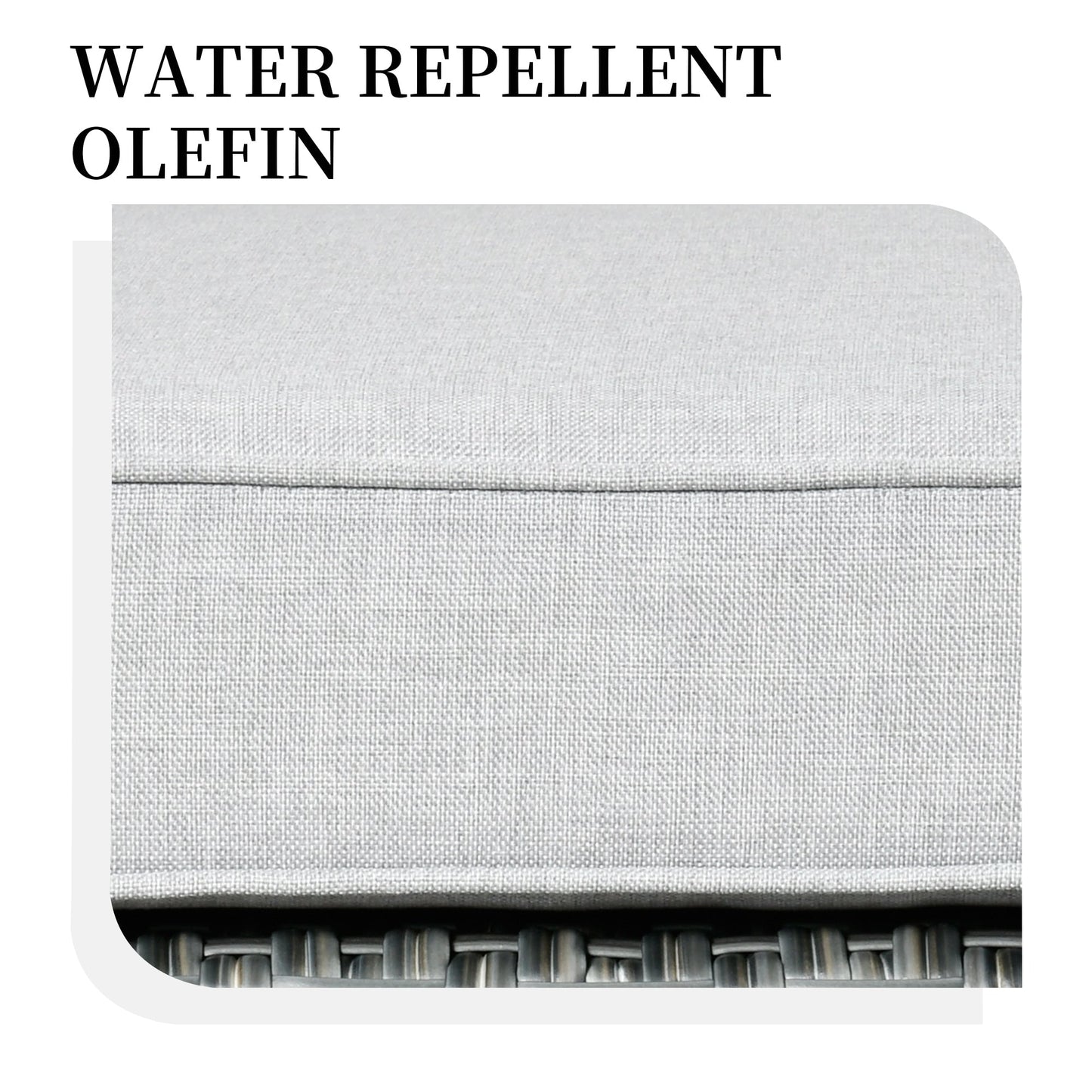 Set di 3 sedie girevoli in vimini per mobili da giardino adatti agli animali domestici OVIOS