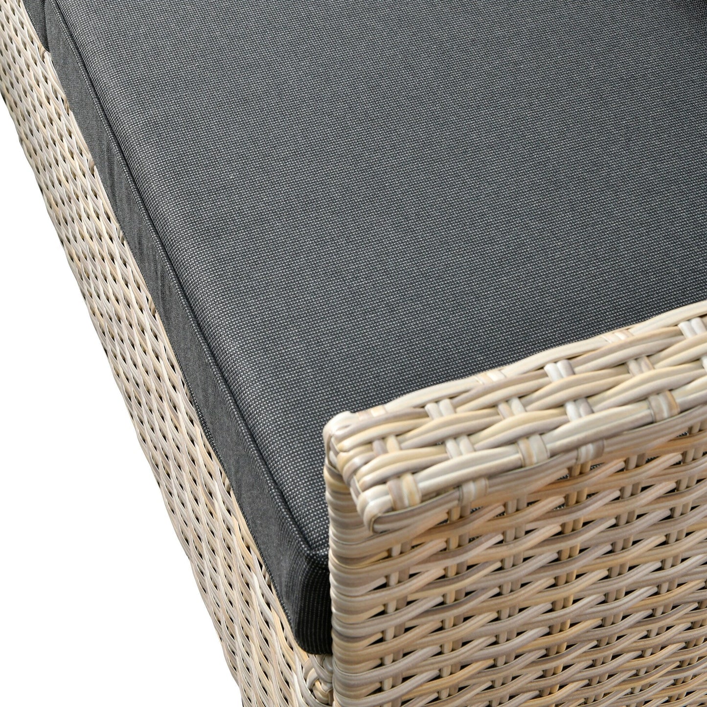 Set di 3 sedie girevoli in vimini per mobili da giardino adatti agli animali domestici OVIOS