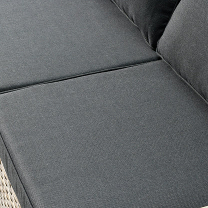 Set di 3 sedie girevoli in vimini per mobili da giardino adatti agli animali domestici OVIOS