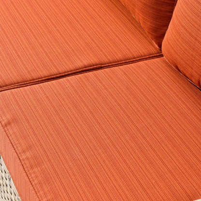 Set di 3 sedie girevoli in vimini per mobili da giardino adatti agli animali domestici OVIOS