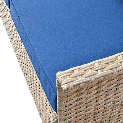 Set di 3 sedie girevoli in vimini per mobili da giardino adatti agli animali domestici OVIOS