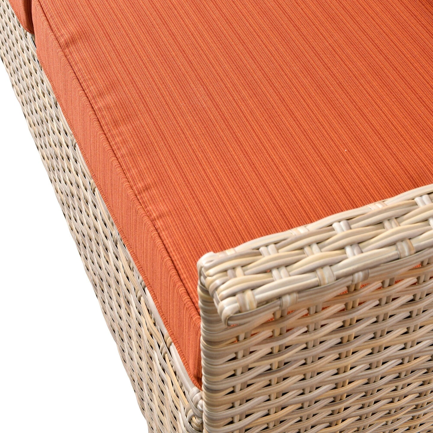 Set di 3 sedie girevoli in vimini per mobili da giardino adatti agli animali domestici OVIOS