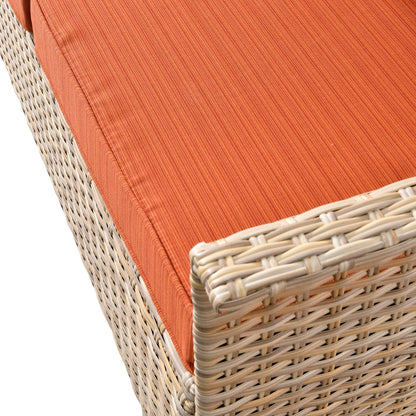 Set di 3 sedie girevoli in vimini per mobili da giardino adatti agli animali domestici OVIOS