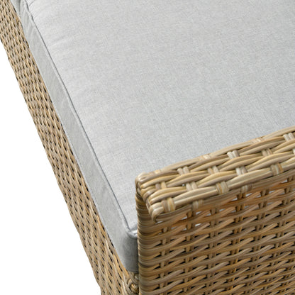 Set di 3 sedie girevoli in vimini per mobili da giardino adatti agli animali domestici OVIOS