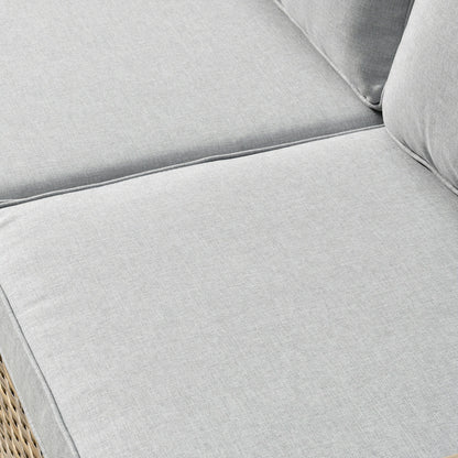 Set di 3 sedie girevoli in vimini per mobili da giardino adatti agli animali domestici OVIOS