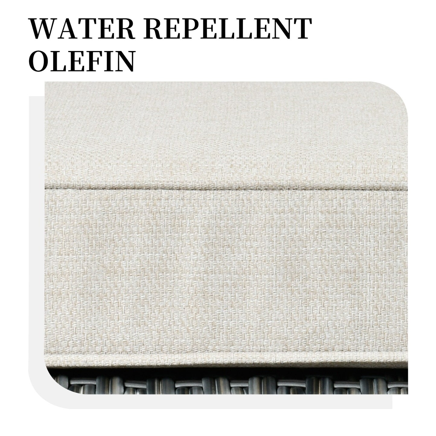 Set di 3 sedie girevoli in vimini per mobili da giardino adatti agli animali domestici OVIOS