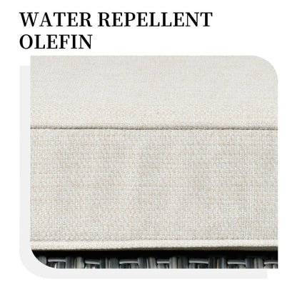 Set di 3 sedie girevoli in vimini per mobili da giardino adatti agli animali domestici OVIOS