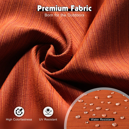 Set da conversazione in vimini da patio OVIOS da 5 pezzi con tavolo da fuoco