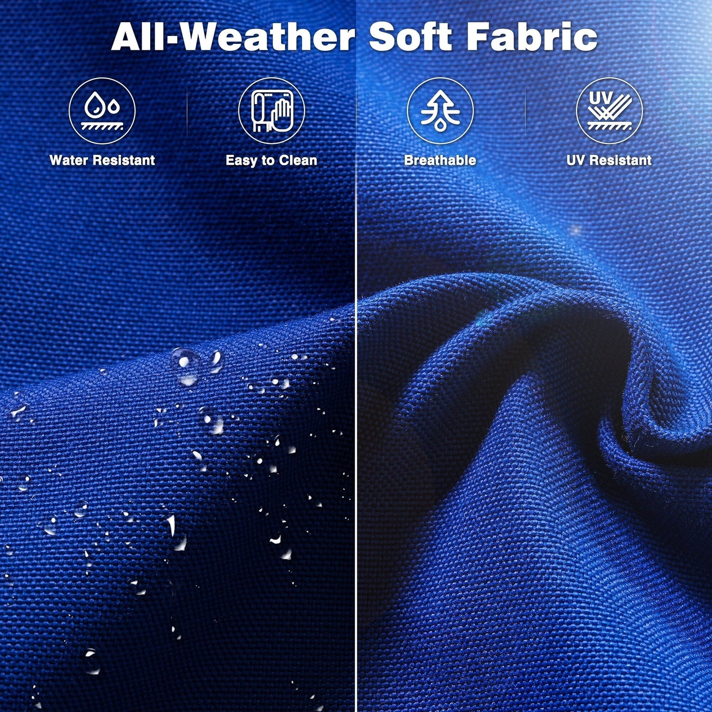 Set di mobili da conversazione per patio OVIOS da 7 pezzi