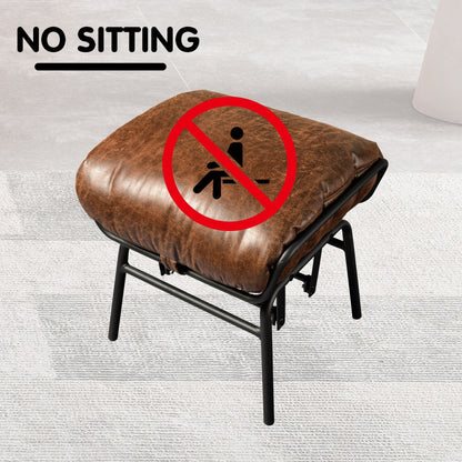 Poltrona a dondolo reclinabile OVIOS per soggiorno con poggiapiedi