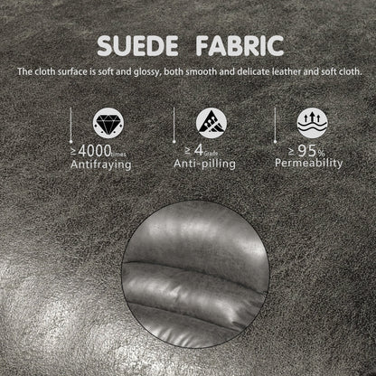 Poltrona a dondolo reclinabile OVIOS per soggiorno con poggiapiedi