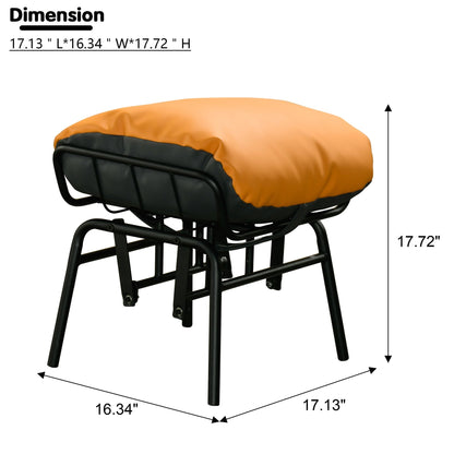 Poltrona a dondolo reclinabile OVIOS per soggiorno con poggiapiedi