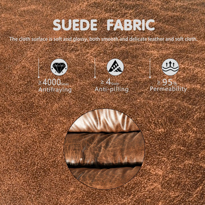 Poltrona a dondolo reclinabile OVIOS per soggiorno con poggiapiedi