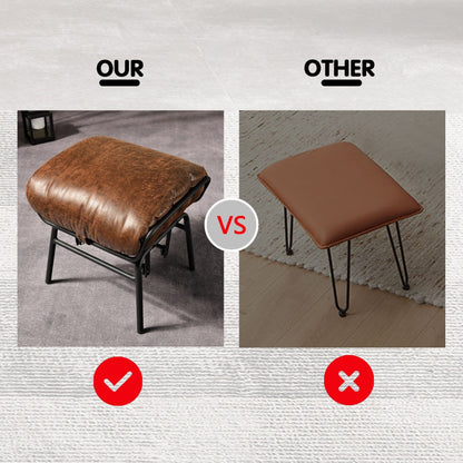 Poltrona a dondolo reclinabile OVIOS per soggiorno con poggiapiedi