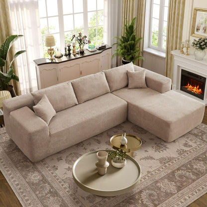 Divano chaise longue OVIOS Pit Stripes senza montaggio richiesto