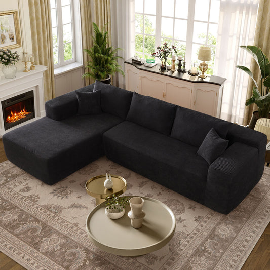 Divano chaise longue OVIOS Pit Stripes senza montaggio richiesto