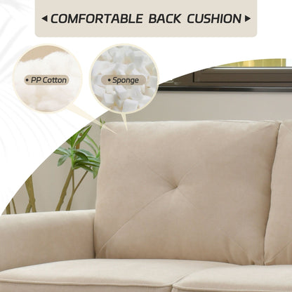 Divano da interno con gambe in legno e cuscino OVIOS Rive Design