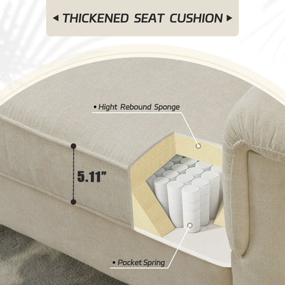 Divano da interno con gambe in legno e cuscino OVIOS Rive Design