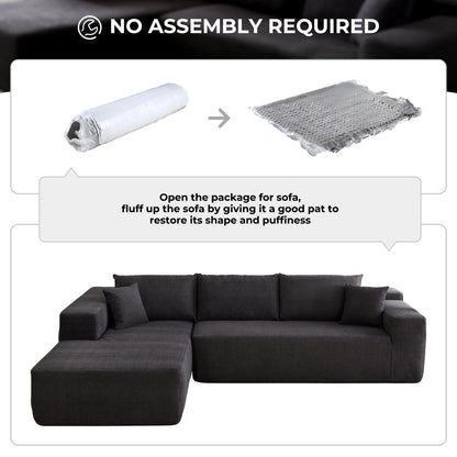 Divano chaise longue OVIOS antigraffio, non richiede montaggio