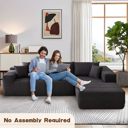 Divano chaise longue OVIOS antigraffio, non richiede montaggio